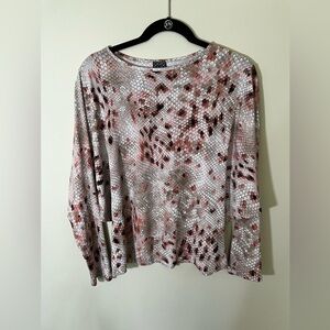 Clara Sun Woo blouse pink and grey
